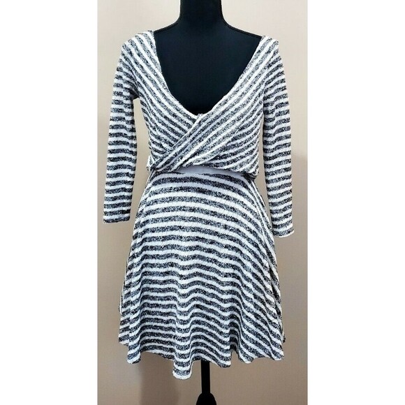 Free People Maverick Mini Dress Womens Fit & Flare Long Sleeve Size XSmall - Picture 1 of 6